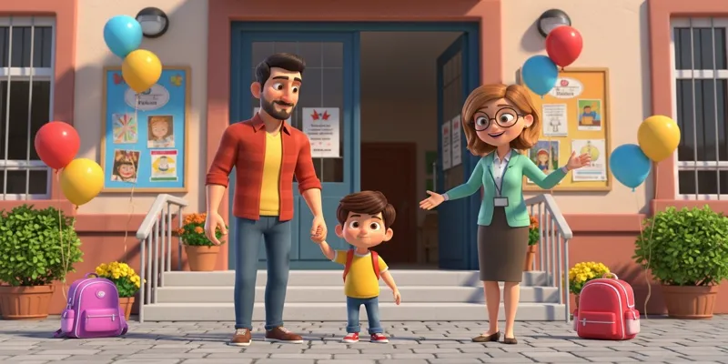 İlk Okul Günü Masalı Mete ve Babasının Sıcak Yolculuğu - 6