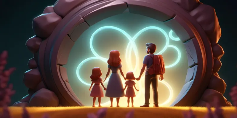 Kendi Masalını Yazmak isteyen Sevimli Aile - Masal Oku - 9