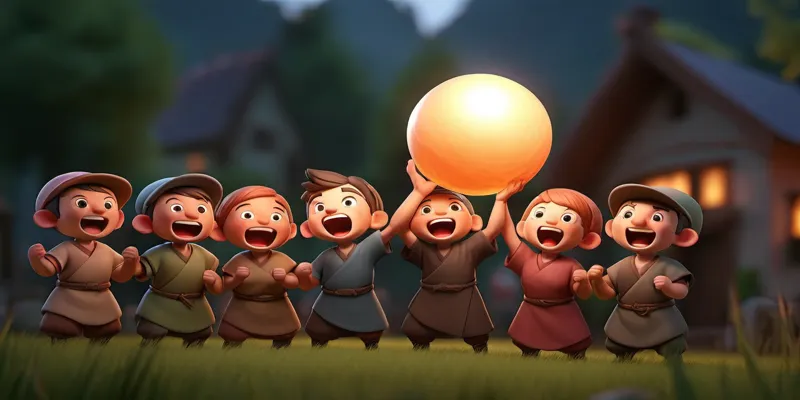 Kırmızı Çiçek Köyünde Bilge Beyaz Sakal - Uyku Masalı - 7