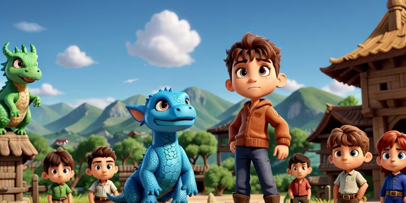 Korkusuz Kasabası ve Yeni Kahramanı Arda ve Ejderha - Hikaye