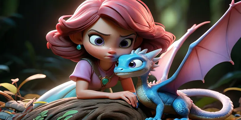 Kristal Çiçeği Kurtarma Görevi Lila ve Minik Ejderha Tiko - 4