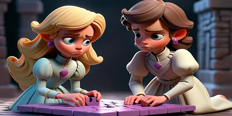 Kristal Kapıdan Geçen Aile ve Kılıç Yürek Baba - Masal - 4