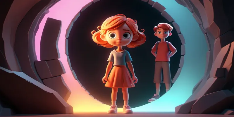 Kristal Kapıdan Geçen Aile ve Kılıç Yürek Baba - Masal - 6