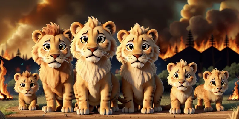 Küçük Aslan ve Hayvanlar Diyarı'nın Maceraları | Masal