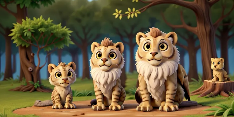 Küçük Aslan ve Hayvanlar Diyarı'nın Maceraları | Masal - 4