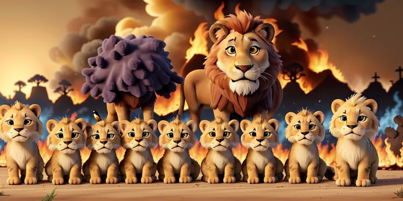 Küçük Aslan ve Hayvanlar Diyarı'nın Maceraları | Masal - 2