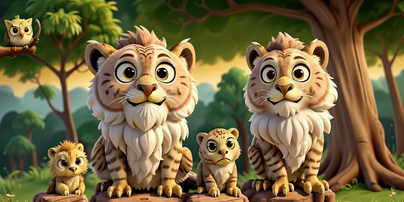 Küçük Aslan ve Hayvanlar Diyarı'nın Maceraları | Masal - 3