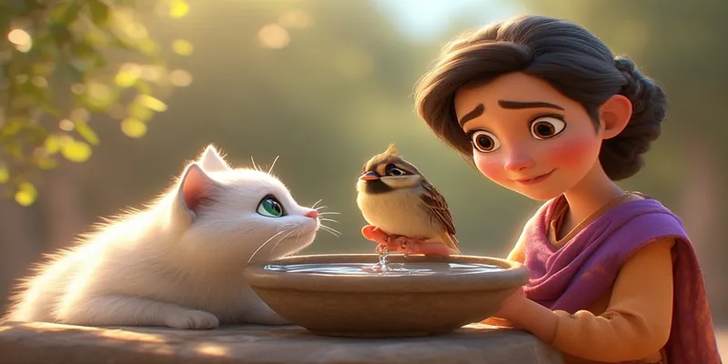 Küçük Kasabada Merhamet Elif ve Bereketli Yağmur - Masal Oku - 6