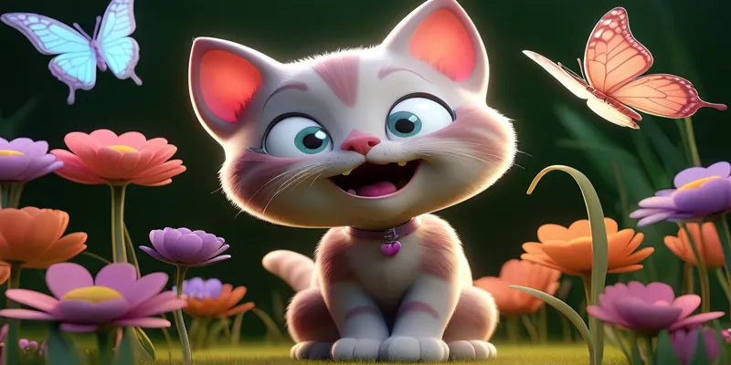 Küçük Kedi ve Sihirli Değnek Masalını Oku - Uyku Masalları - 2