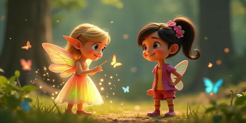 Leyla ve Peri'nin Büyülü Orman Macerası | Masal ve Dostluk