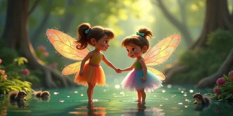 Leyla ve Peri'nin Büyülü Orman Macerası | Masal ve Dostluk - 3