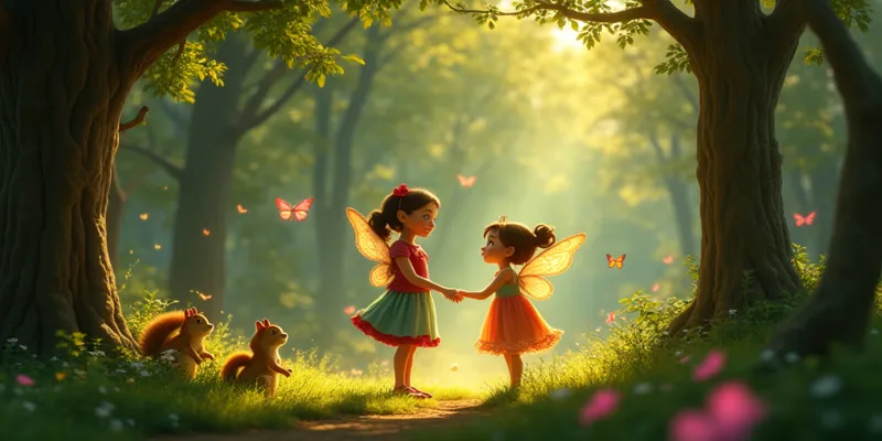 Leyla ve Peri'nin Büyülü Orman Macerası | Masal ve Dostluk - 5