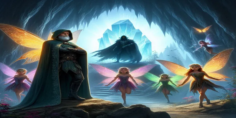 Lila ve Karanlık Peri'ye Karşı Mücadelesi | Peri Masalları