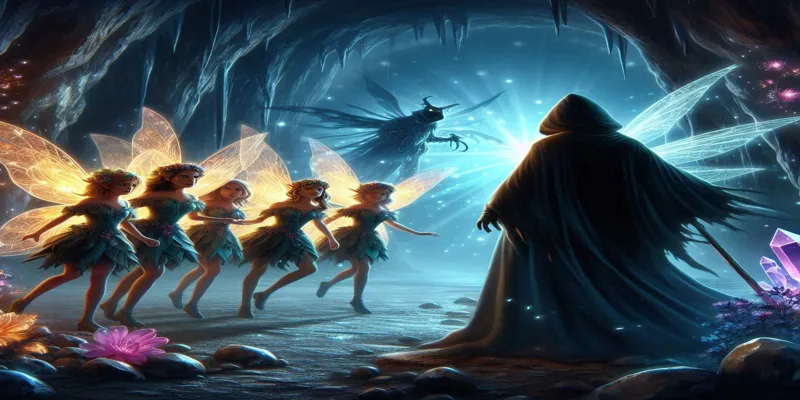 Lila ve Karanlık Peri'ye Karşı Mücadelesi | Peri Masalları - 3