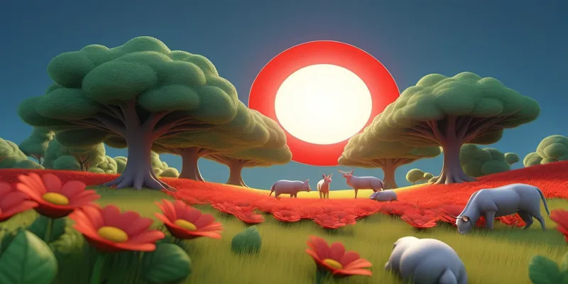 Mavi Ay ve Kırmızı Güneş Masalı Oku - Uyku Masalları Dinle - 3