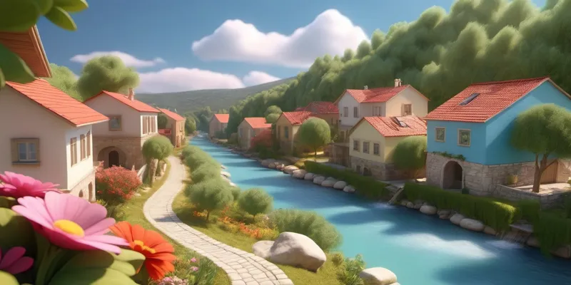 Mavi Bir Gökyüzüne Sahip Olan Kasabanın Maceraları | Hikaye - 2