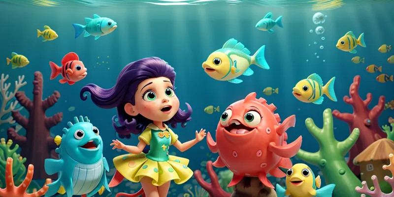 Mavi Denizin Kraliçesi Masalı Oku - Uyku Masalları - 4