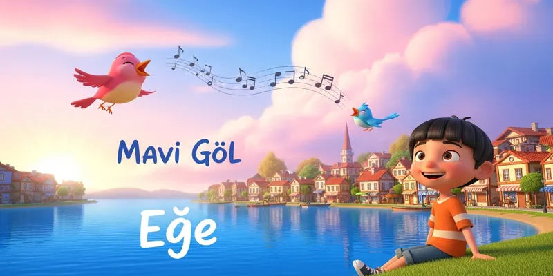 Mavi Gölün Kıyısındaki Sır Hedef Koymayı Öğreten Masal