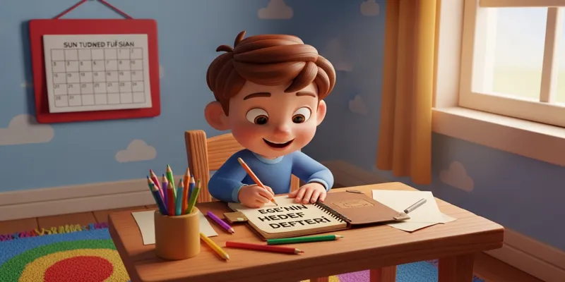 Mavi Gölün Kıyısındaki Sır Hedef Koymayı Öğreten Masal - 2