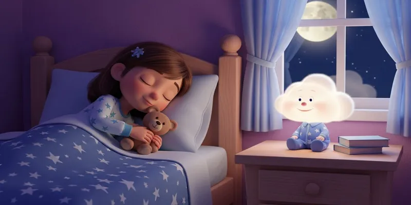 Mavi Pijama Ülkesi Masalı Defne ve Pufi ile Uykuya Hazırlık - 7