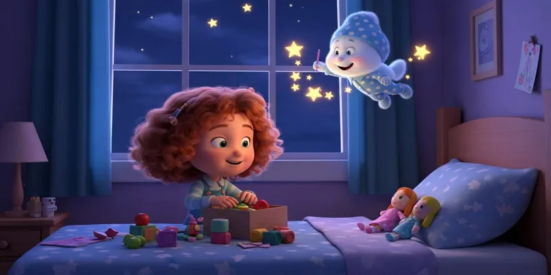 Mavi Pijama Ülkesi Masalı Defne ve Pufi ile Uykuya Hazırlık - 3