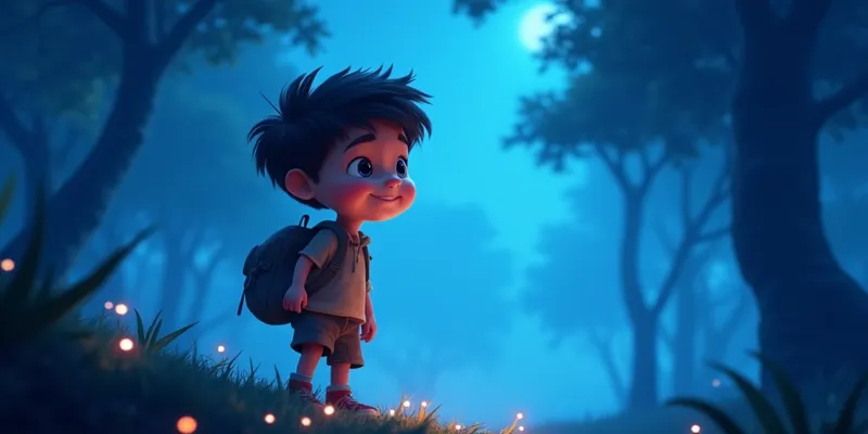 Mavi ve Ayışığı Ormanı Masalı Umut ve Sevgi Dolu Rüyalar