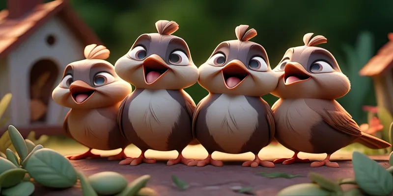 Minik Serçe ve Namazın Önemi - Çocuklar İçin Eğitici Masal - 9