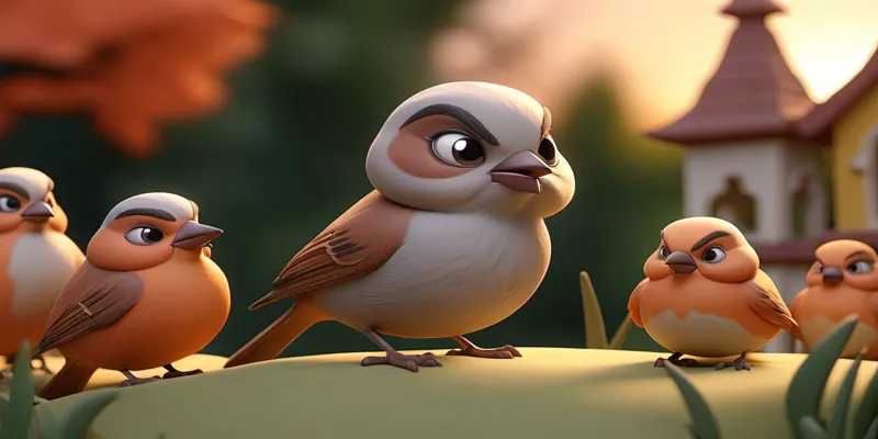 Minik Serçe ve Namazın Önemi - Çocuklar İçin Eğitici Masal - 7