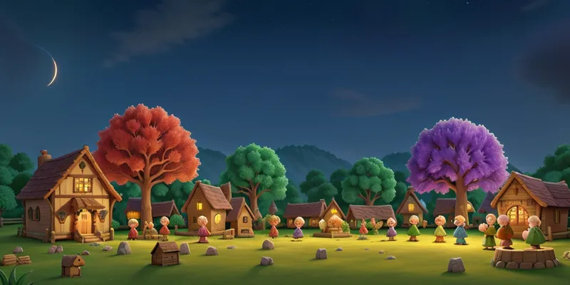 Mutlu Bir Kasabada Ulu Ağacın Rehberliği | Masal Oku - 2