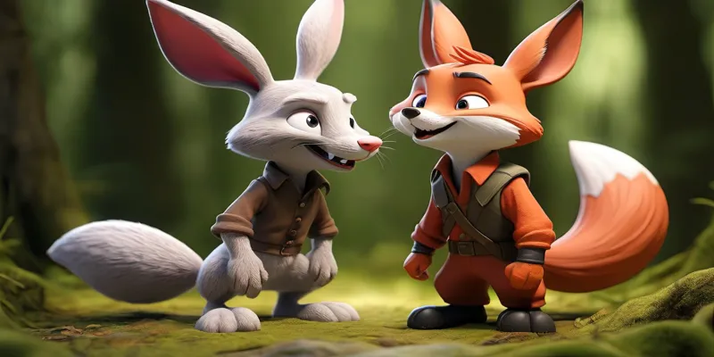 Ormanda Yaşayan Tilki ve Tavşanın Maceraları | Eğitici Masal