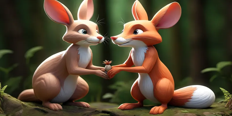 Ormanda Yaşayan Tilki ve Tavşanın Maceraları | Eğitici Masal - 4