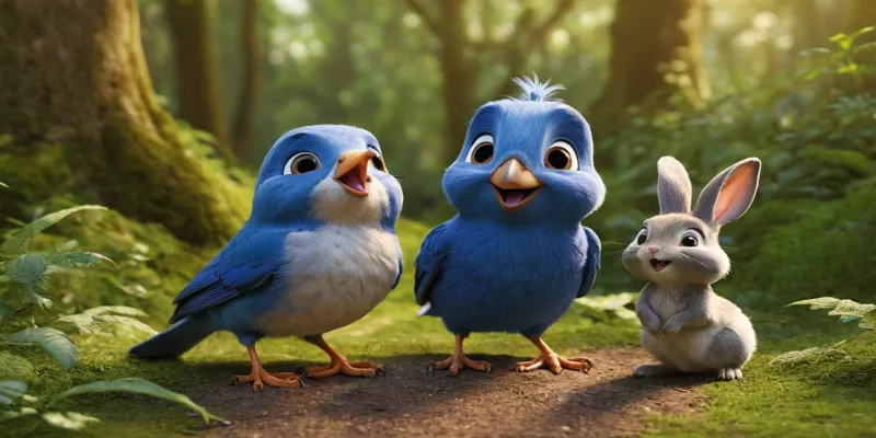 Ormandaki Dostluk Masalı Maviş ve Minik'in Efsane Macerası