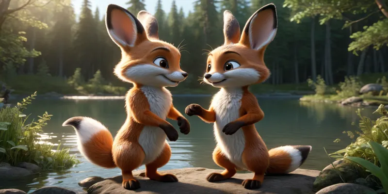 Ormandaki Dostluk Masalı Maviş ve Minik'in Efsane Macerası - 8