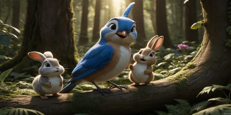 Ormandaki Dostluk Masalı Maviş ve Minik'in Efsane Macerası - 2