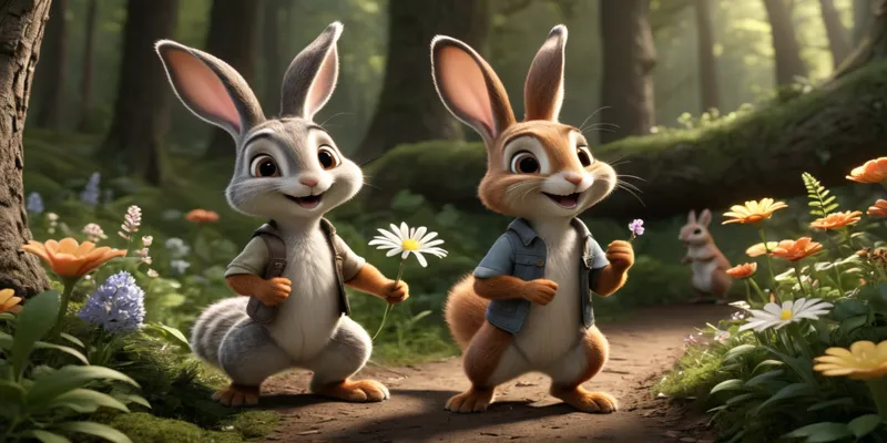 Ormandaki Dostluk Masalı Maviş ve Minik'in Efsane Macerası - 4