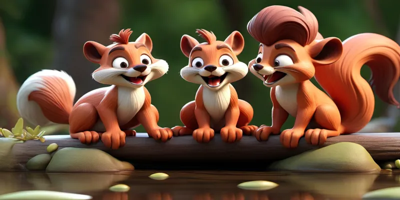 Ormandaki Hayvanların Maceraları Eğitici ve Neşeli Masal - 4