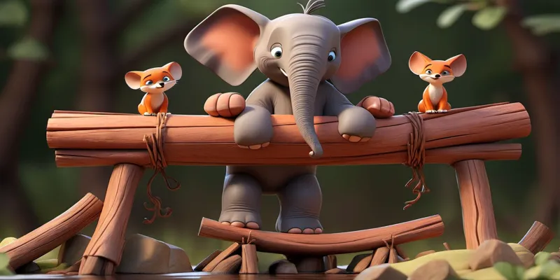 Ormandaki Hayvanların Maceraları Eğitici ve Neşeli Masal - 3