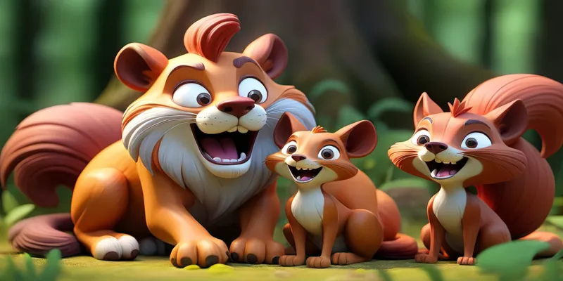 Ormandaki Hayvanların Maceraları Eğitici ve Neşeli Masal - 10