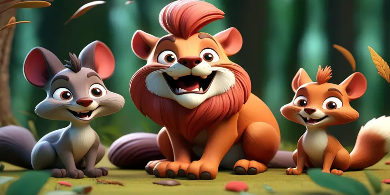 Ormandaki Hayvanların Maceraları Eğitici ve Neşeli Masal - 5