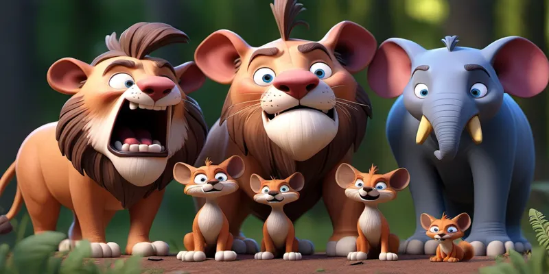 Ormandaki Hayvanların Maceraları Eğitici ve Neşeli Masal - 7