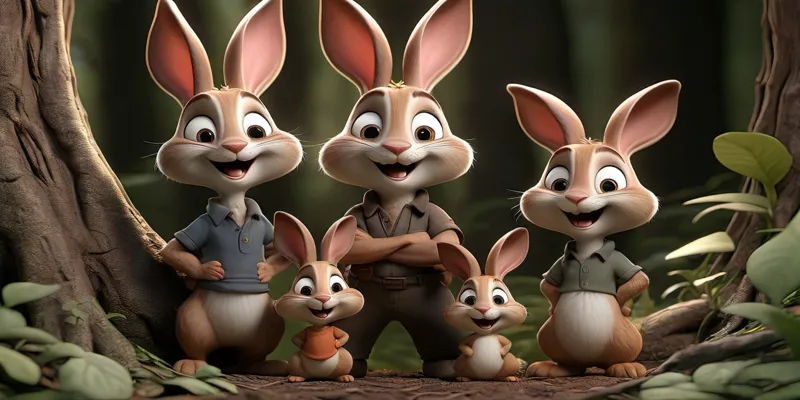 Ormandaki Tavşan Can ve Aile Sevgisi Üzerine Bir Hikaye - 9