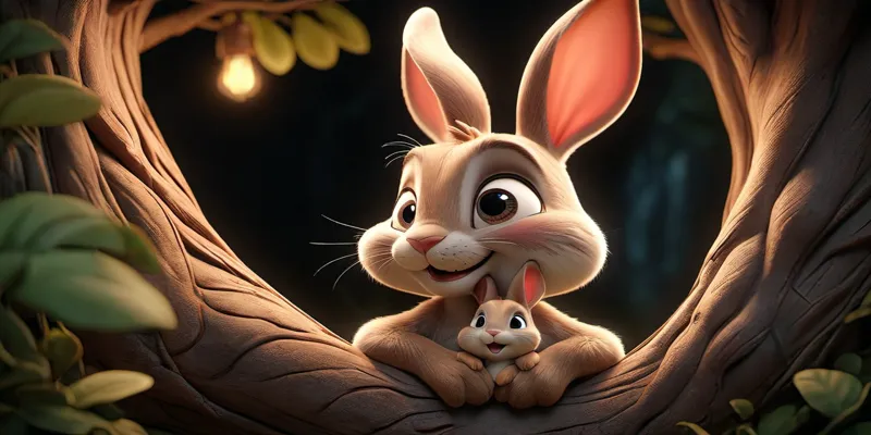 Ormandaki Tavşan Can ve Aile Sevgisi Üzerine Bir Hikaye - 7