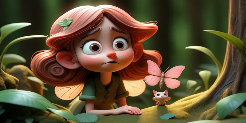 Ormanın Işıltılı ve Pembe Kanatlı Perileri - Peri Masalları - 8