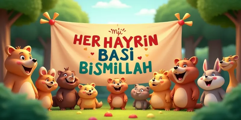 Pamuk Tavşan ve Bismillah Masalı Güzel Orman’ın Neşeli Dostları - 9