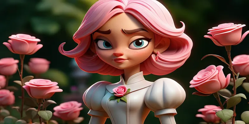 Pembe Gül Prensesi İyi Kalpli Prensesin Krallığı Kurtarması