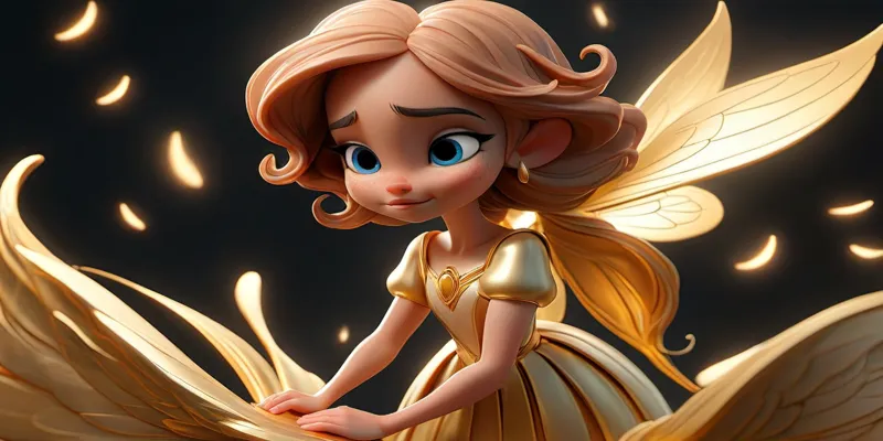 Peri Masalı Elvan ve Altın Kanatlı Peri'nin Büyülü Macerası - 6