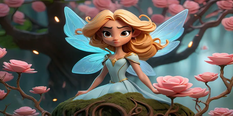 Peri Masalı Elvan ve Altın Kanatlı Peri'nin Büyülü Macerası - 4