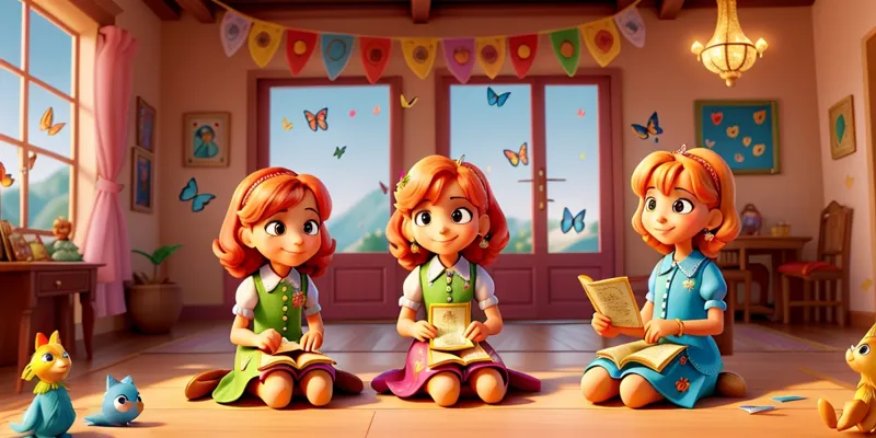 Pırıltı Prenses ve Zümrüt Prensesin Heyecanlı Hikayesi