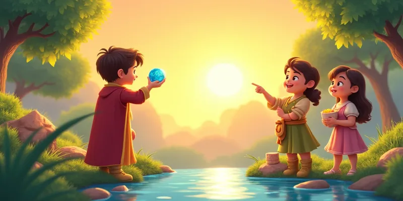 Prens Mavi ve Renk Irmağı Merak Cesaret ve Birlik Masalı - 9