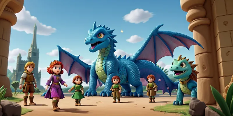 Prenses Elara, Büyük Ejderha ve Kristal Masalını Oku - 4